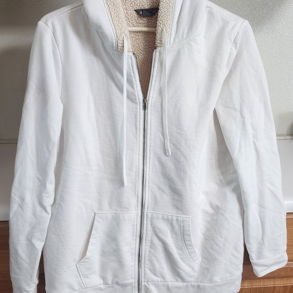 Eddie Bauer White Sherpa Jacket